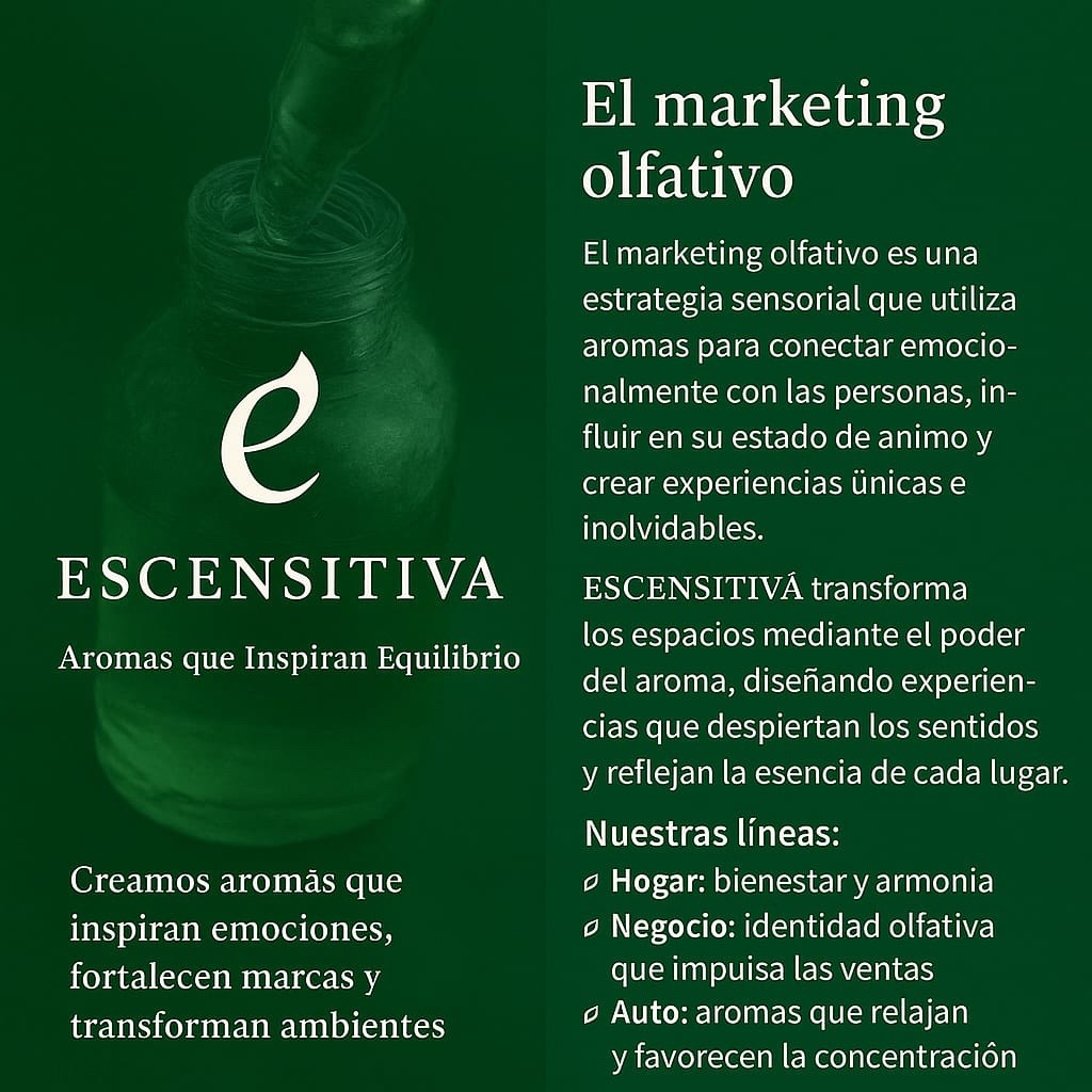 Información de marketing olfativo Escensitiva
